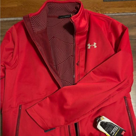 Large under armor red jacket - Picture 1 of 3